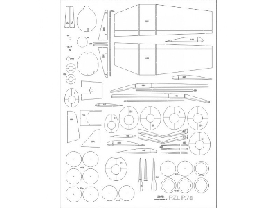 Pzl P.7a - Laser Cut Frames - image 1