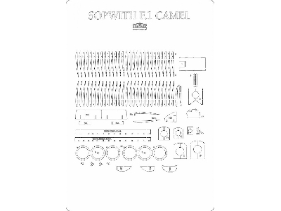 Sopwith Camel Comic - Laser Cut Frames - image 1
