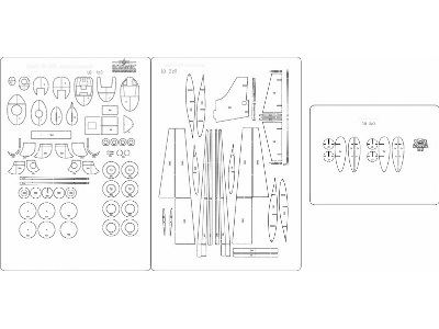 Bell P-59 Airacomet - Laser Cut Frames And Details - image 1