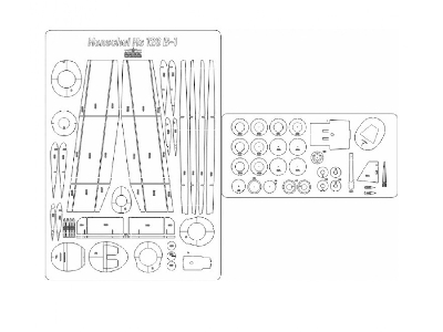 Henschel Hs 126 B-1 - Laser Cut Frames And Details - image 1