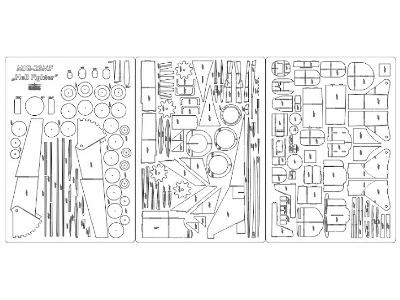 Mig-23 Mf 'hell Fighter' - Laser Cut Frames - image 1