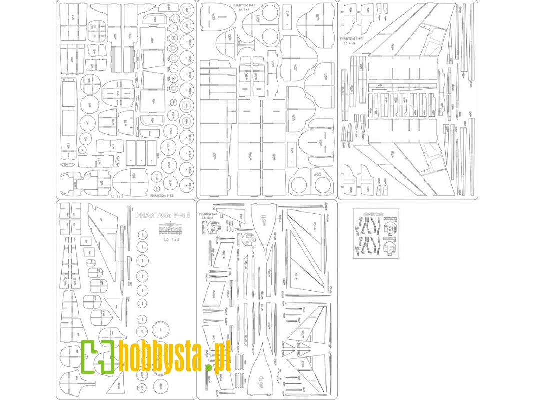 F-4b Phantom Ii - Laser Cut Frames - image 1