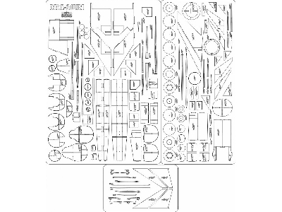 Mig-21 Um - Laser Cut Frames - image 1