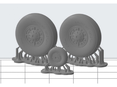 Reggiane Re.2000/2002 (J-20) - Wheels - image 1
