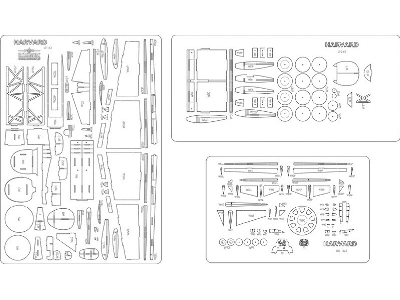 Harvard Iib North American - Laser Cut Frames - image 1