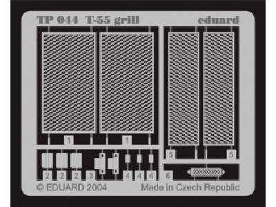 T-55 grill 1/35 - Tamiya - image 1