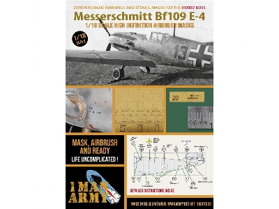 Messerschmitt Bf-109 E-4 (For Hobby Boss Kits) - image 1