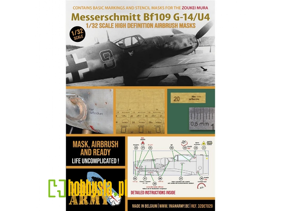 Messerschmitt Bf-109 G-14/U4 (For Zoukei Mura Kits) - image 1