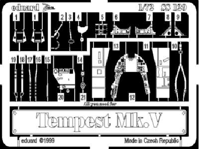 Tempest Mk. V 1/72 - Academy Minicraft - image 1