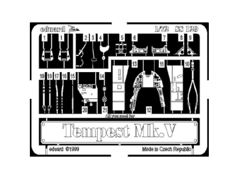 Tempest Mk. V 1/72 - Academy Minicraft - image 1