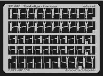 Tool Clips German 1/35 - image 1