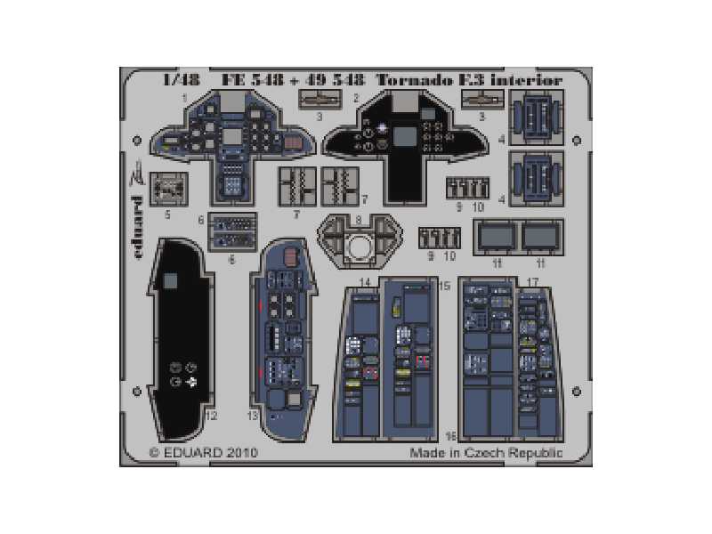 Tornado F.3 interior S. A. 1/48 - Hobby Boss - - image 1