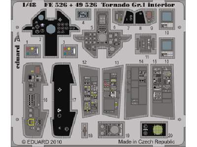 Tornado Gr.1 interior S. A. 1/48 - Hobby Boss - - image 1