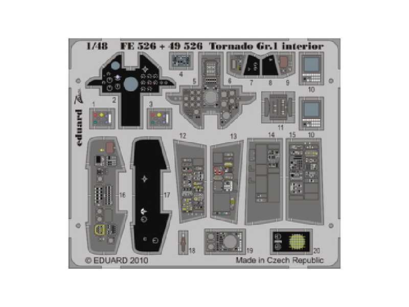 Tornado Gr.1 interior S. A. 1/48 - Hobby Boss - - image 1