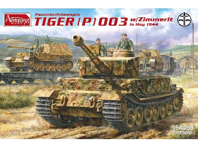 Panzerbefehlswagen Tiger (P) 003 With Zimmerit In May 1944 - image 1