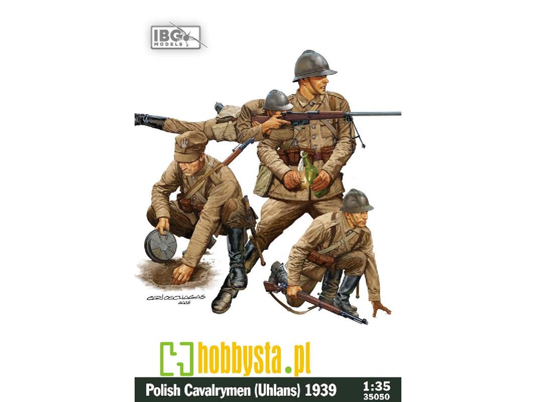 Polish Cavalrymen (Uhlans) 1939 - Figure Set - image 1