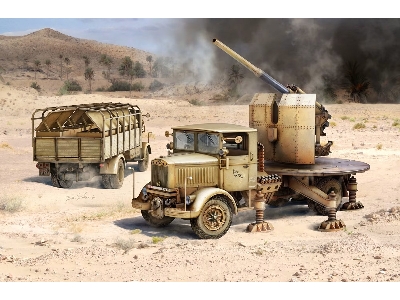 Italian Wwii Autocannonce 3ro & Ammo Carrier Truck (2in1) - image 2