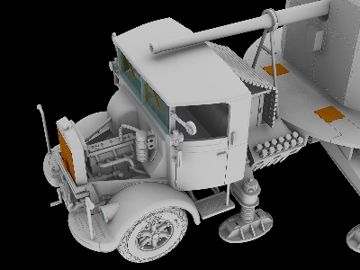 Italian Wwii Autocannonce 3ro & Ammo Carrier Truck (2in1) - image 4