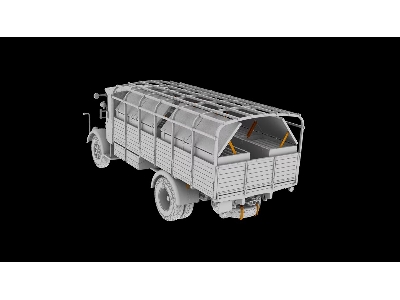 Italian Wwii Autocannonce 3ro & Ammo Carrier Truck (2in1) - image 11