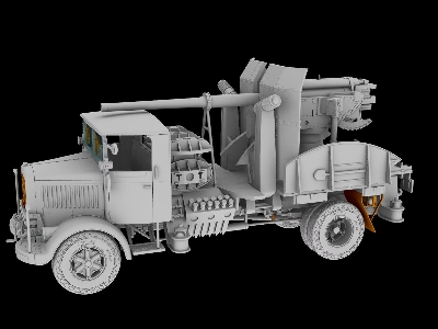 Italian Wwii Autocannonce 3ro & Ammo Carrier Truck (2in1) - image 23