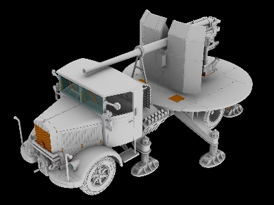 Italian Wwii Autocannonce 3ro & Ammo Carrier Truck (2in1) - image 24