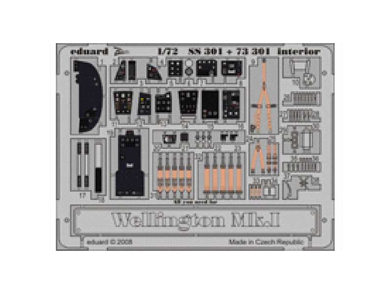 Wellington Mk. I interior S. A. 1/72 - Trumpeter - image 1