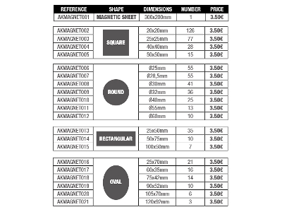 Magnetic Sheet For Bases 300x200mm - image 2