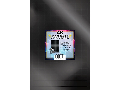 Square Magnet For Bases 20x20mm (126 Units) - image 1