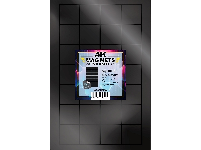 Square Magnet For Bases 40x40mm (28 Units) - image 1