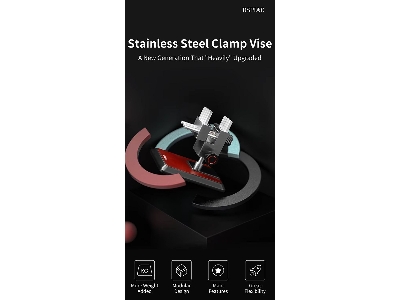 At-tvab Precision Stainless Steel Clamp Vise - image 3