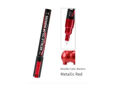Mka-01 Super Metallic Color Marker Red - image 1