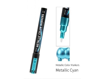 Mka-06 Super Metallic Color Marker Cyan - image 1