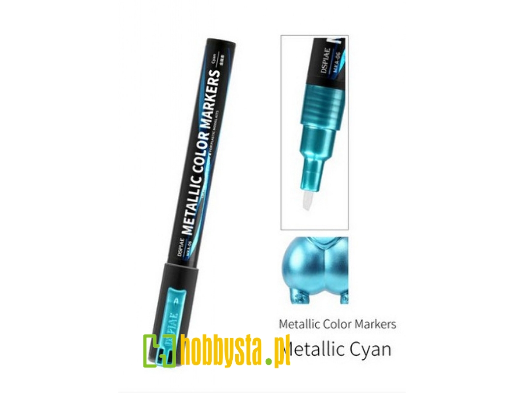 Mka-06 Super Metallic Color Marker Cyan - image 1