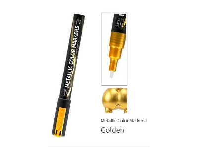 Mka-10 Super Metallic Color Marker Golden - image 1