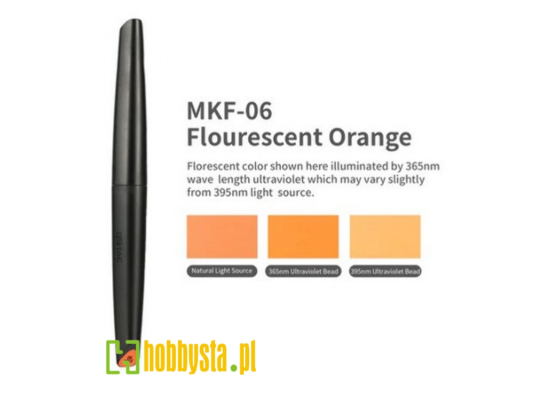 Mkf-06 Water-based Soft Head Marker Fluorescent Orange - image 1