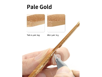 Mkm-09 Pale Gold Metallic Marker - image 2