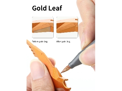 Mkm-10 Gold Leaf Metallic Marker - image 2