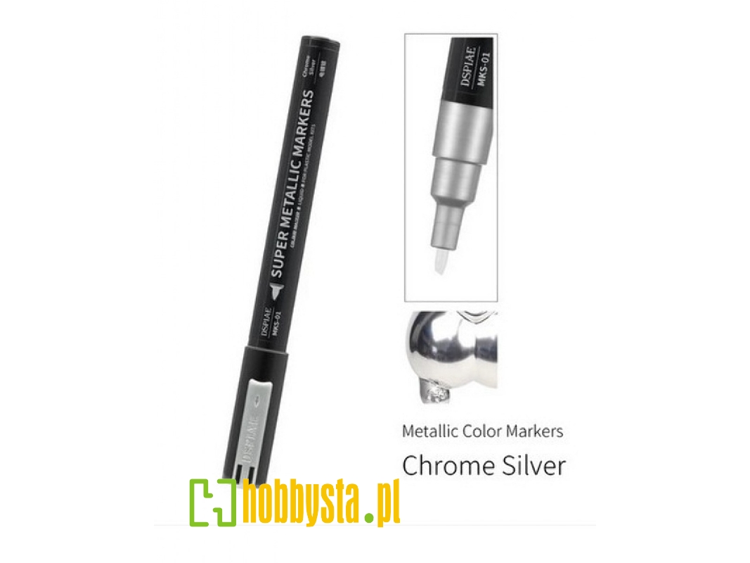 Mks-01 Super Metallic Marker Chrome Silver - image 1
