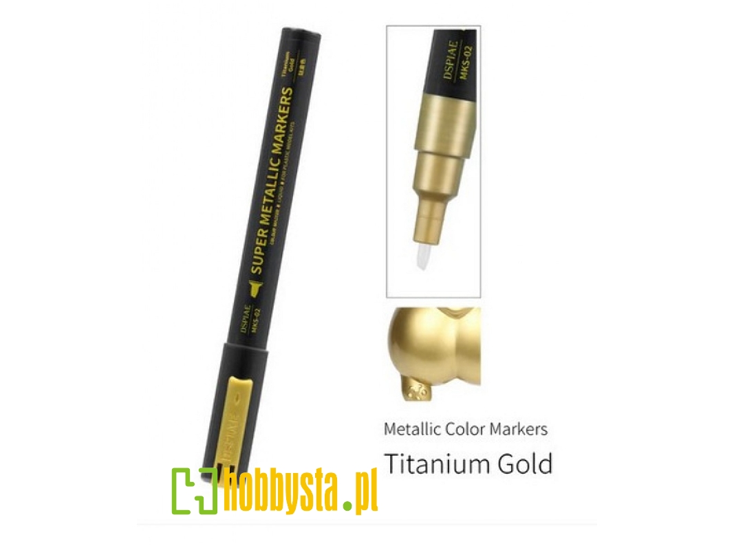 Mks-02 Super Metallic Marker Titanium Gold - image 1