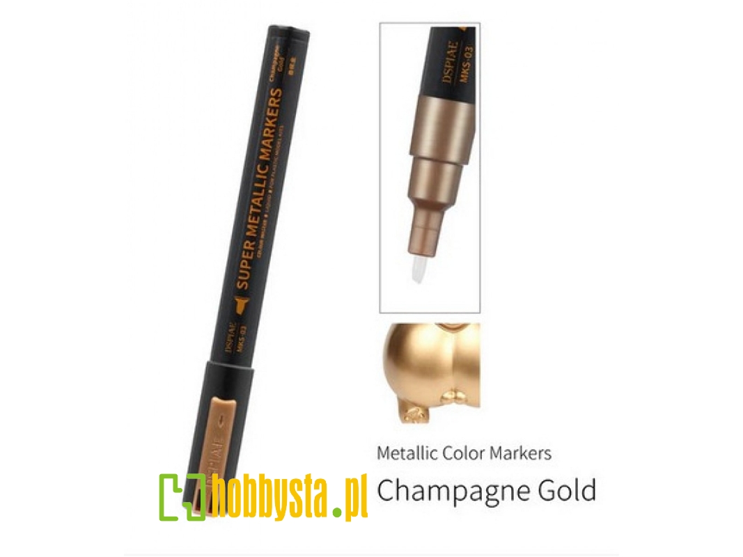Mks-03 Super Metallic Marker Champagne Gold - image 1