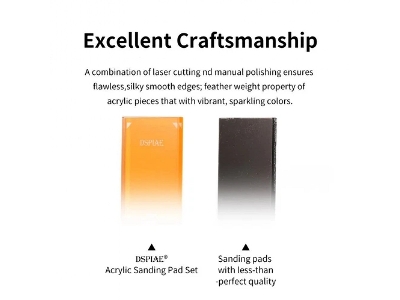 Pt-sp02 Acrylic Sanding Pad Set - Yellow #280 (3 Pcs) - image 3