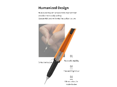 Pt-th02 Pro Wing Tungsten Steel Push Broach (Orange) - image 3