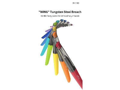 Pt-th07 Pro Wing Tungsten Steel Push Broach (Purple) - image 2