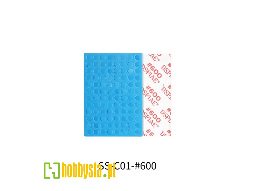 Ss-c01-600 Self Adhesive Sponge Sanding Disc 5mm  #600 (96pcs) - image 1