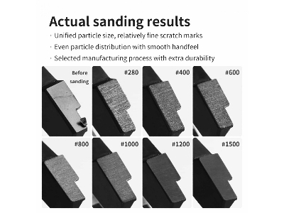 Xsp-1200 Adhesive Sandpaper #1200 (30 Pcs) - image 4