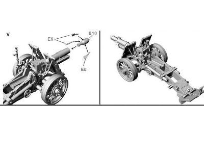 15 cm sIG 33 heavy infantry gun with wooden wheels and Stielgranate 42 - image 6