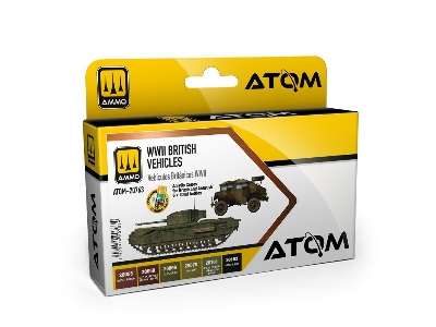 Atom-20763 Wwii British Vehicles Set - image 1