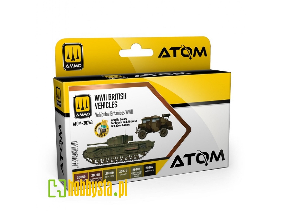 Atom-20763 Wwii British Vehicles Set - image 1