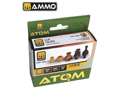 Atom-20854 Clay Colors Set - image 1