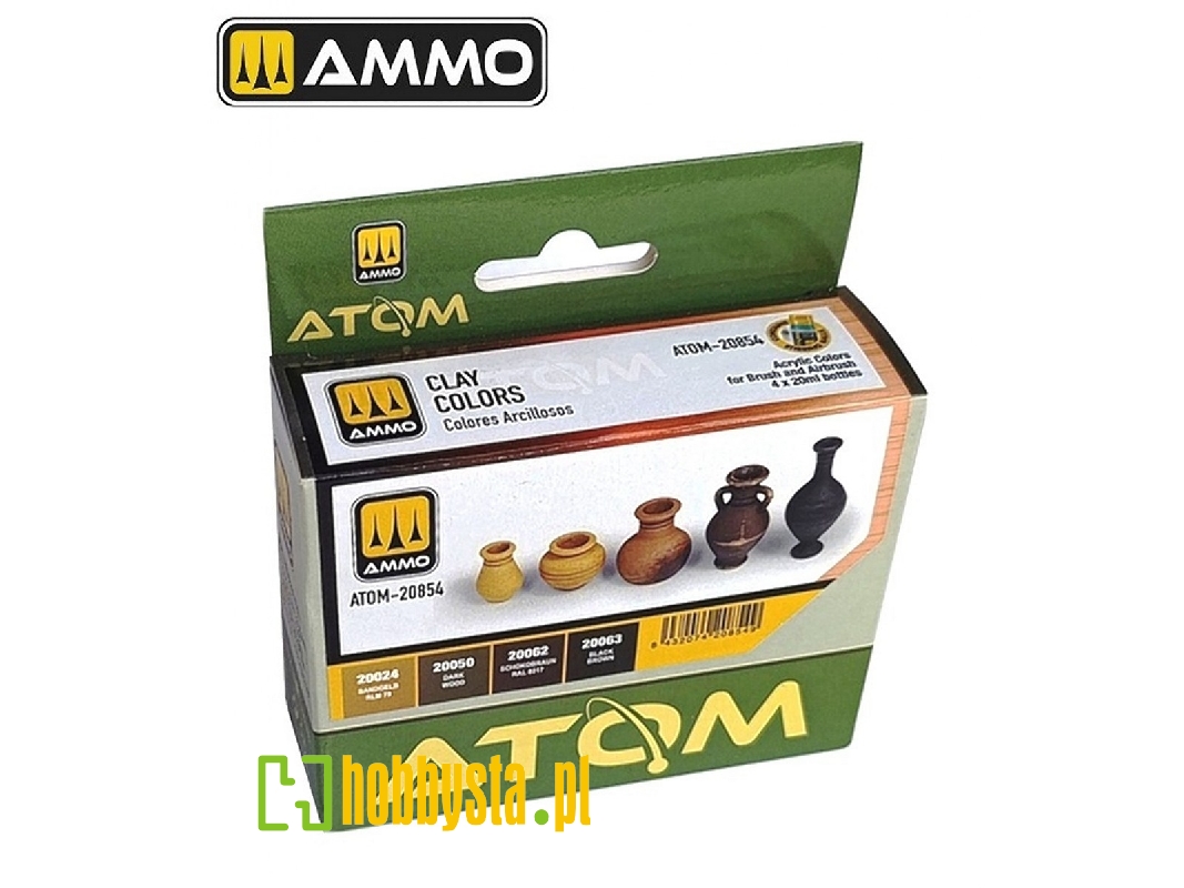 Atom-20854 Clay Colors Set - image 1